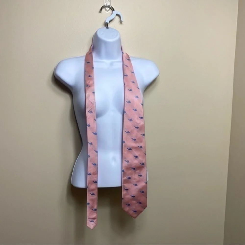 🎈3/$20!  J. Crew 100% silk whale tie. Pink